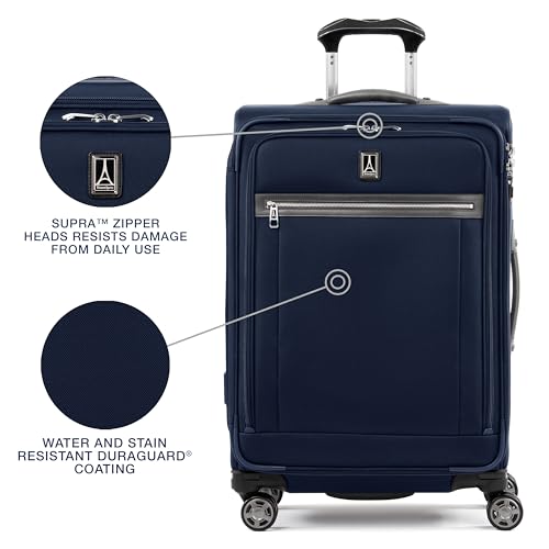 Platinum Elite Softside Spinner Set (2-Piece Set (21/25) / Dark Blue)