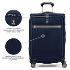 Platinum Elite Softside Spinner Set (2-Piece Set (21/25) / Dark Blue)