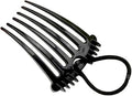 Black Cute for Bandette Comb, Comb with Elastic Band,Ponytail Bump It Up Volume Inserts Combs Fluffy Hair Comb Hair Styling Tool, Elastic Rubber Band Hair Combs