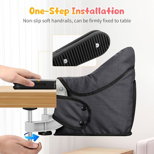 Hook On High Chair with Tray (Core Black)