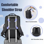 Vacuum sealed travel computer backpack (Jet Black)