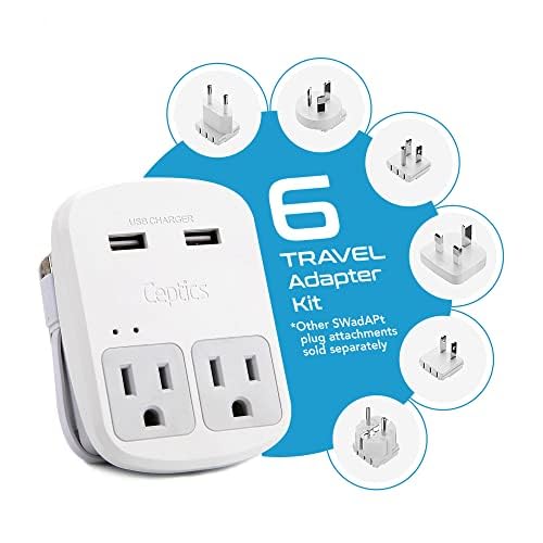 Universal Travel Adapter (White)