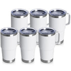 20oz Tumbler Bulk with Lid (White / 20 Ounces-6)