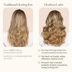 Heatless Hair Curler (Pink)