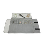 Travel Jewelry Case (Grey and Black)