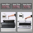 2 PCS 20 29 Luggage Sets (Dark Black / 20/29 Set)