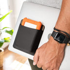 Portable Hard Drive Sleeve for Laptop (Large (For HDD) / Black)