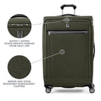 Platinum Elite Checked Luggage Spinner (Checked-Large 29-Inch / Pilot Green)