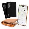 2Pack Wallet Tracker Air Card Tag Tracker Card Ultra Slim 0.07in (2pcs black)