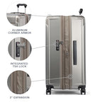 Platinum Elite Hardside Checked Luggage (Checked- Large 28-Inch / Metallic Sand)