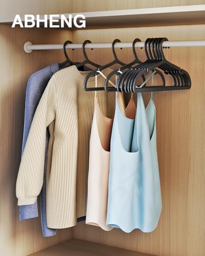 50 Pack Clothes Hangers (Black)