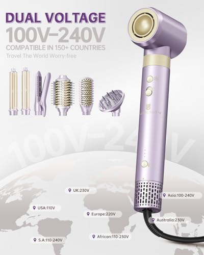 Hair Dryer Brush 7 (Purple)