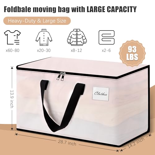 Heavy Duty Moving Bags (Multicolored / 93 L - 6 pcs - Regular)