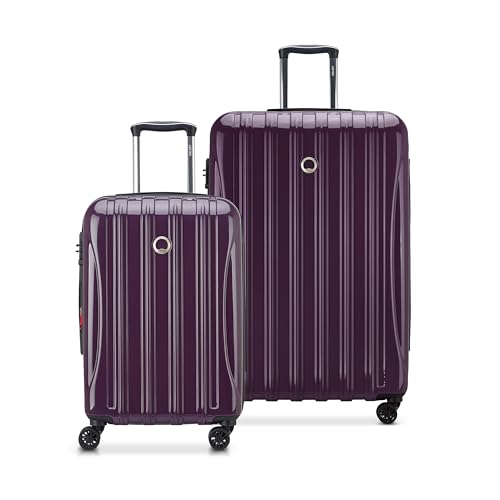 Helium Aero Hardside Expandable Luggage with Spinner Wheels (Plum / 2-Piece Set (21/28))