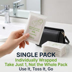 Individually Wrapped XXL Toilet Seat Covers Disposable Flushable for Travel (XXL-30 individual packs)