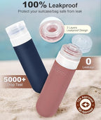 Travel Bottles for Toiletries 6 Pack (Morandi)