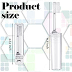4 Pcs Travel Toothbrush Mini Foldable with Case (Clear)