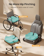 Extra Large Seat Cushions for Office Chairs (Mint Green-1 / X-Large)