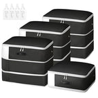 Comforter Storage Bag (Black / 4 Pack - 3-Layer)