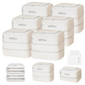Comforter Storage Bag (Beige / 110L (2-Layer Compression))