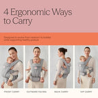 Omni Deluxe Baby Carrier for Newborn to Toddlers 0 (Onyx Black)