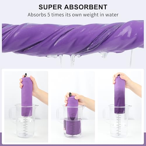 Microfiber Towel Quick Dry Camping & Travel & Gym Towel. Compact (Violet / 60.00" x 30.00")