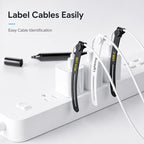 Silicone Cable Ties 10 Pack (White)