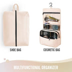 8 Set Packing Cubes for Travel Essentials (01 Cream)