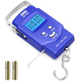 Fish Scale 110 lb Digital Luggage Scale with Tape (Blue)
