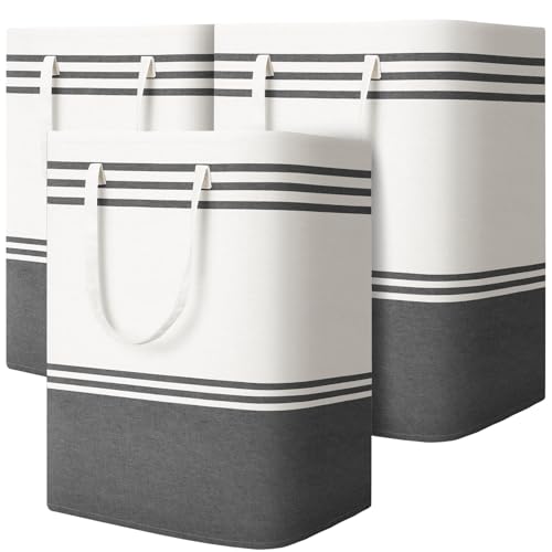 3 Pack Large Laundry Baskets (3 x 100L)
