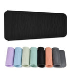 Heat Resistant Silicone Mat for Hair Straightener Curling Wand (1 Pack / Black)
