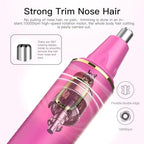 Nose Hair Trimmers for Women Men (Rose)