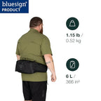 Talon 6L Men's Lumbar Hiking Waist Pack (6l (Extended Fit) / Black/Coal Grey)