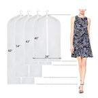 Hanging Garment Bag Suit Bags for Closet Storage and Travel (43"/50"-6pcs)