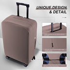 Travel Luggage Cover Suitcase Protector Scratch (Khaki / 22-23inch)