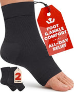 Ankle Compression Sleeve (Black / 3XL)