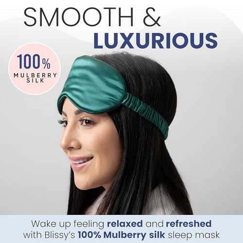 Silk Sleep Mask (Emerald)