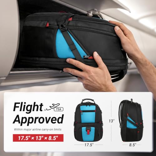 Large Laptop Backpack for Men (17 Inch / Blue)