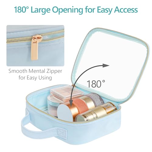 Clear Makeup Bag Travel (05 Ice Blue / Full Vacation (Mixed Sizes))