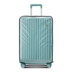 4 Piece Expandable Hardshell Pink Luggage Sets with Spinner Wheels (Turquoise Blue / 3 Piece Set)