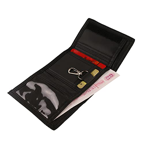 RFID Blocking Canvas Wallet for Men and Women (Camo Grey)