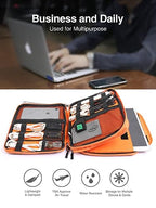 Travel Cable Organizer Bag (Large / Gray)