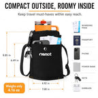 Luggage Cup Holder with Strap (For Stanley Cup Holder: Black)