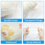 100 Pack 18x24 inch Transparent Shoe Bags Large (18x24 inch)