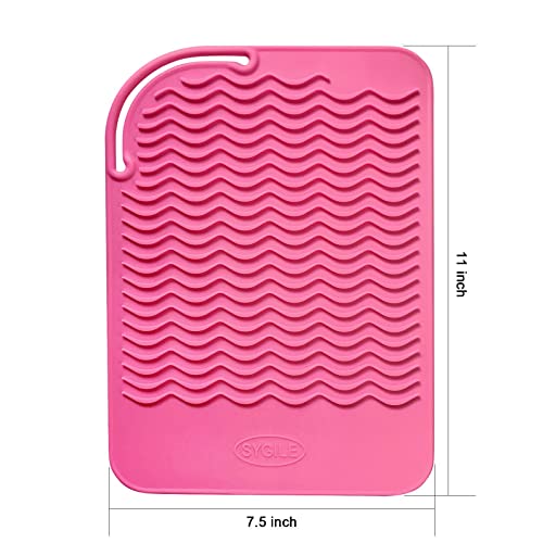 11" X 7.5" Large Size Heat Resistant Silicone Travel Mat (5.6 Ounce)