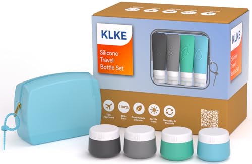 23 Pcs Travel Bottles for Toiletries (Blue-23PCS)