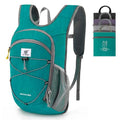 20L Foldable Hiking Backpack Lightweight Packable Travel Daypack with Chest Strap Small Outdoor Folding Back Pack Collapsible Bag for Women Men (Cyan / 20l)
