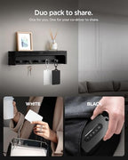 Key Card Holder for Tesla Model Y (Black & White)