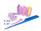 Hair Rollers Curlers Rollers With 12 Duckbill Sectioning Clips 1 Comb Used for Hair Styling Self Grip Rollers