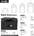 Softshell Luggage (black+blue)